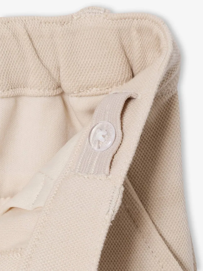 Vertbaudet Bermudas aus Baumwoll-Piqué für Jungen, Beige, – Produktbild 4 von 4