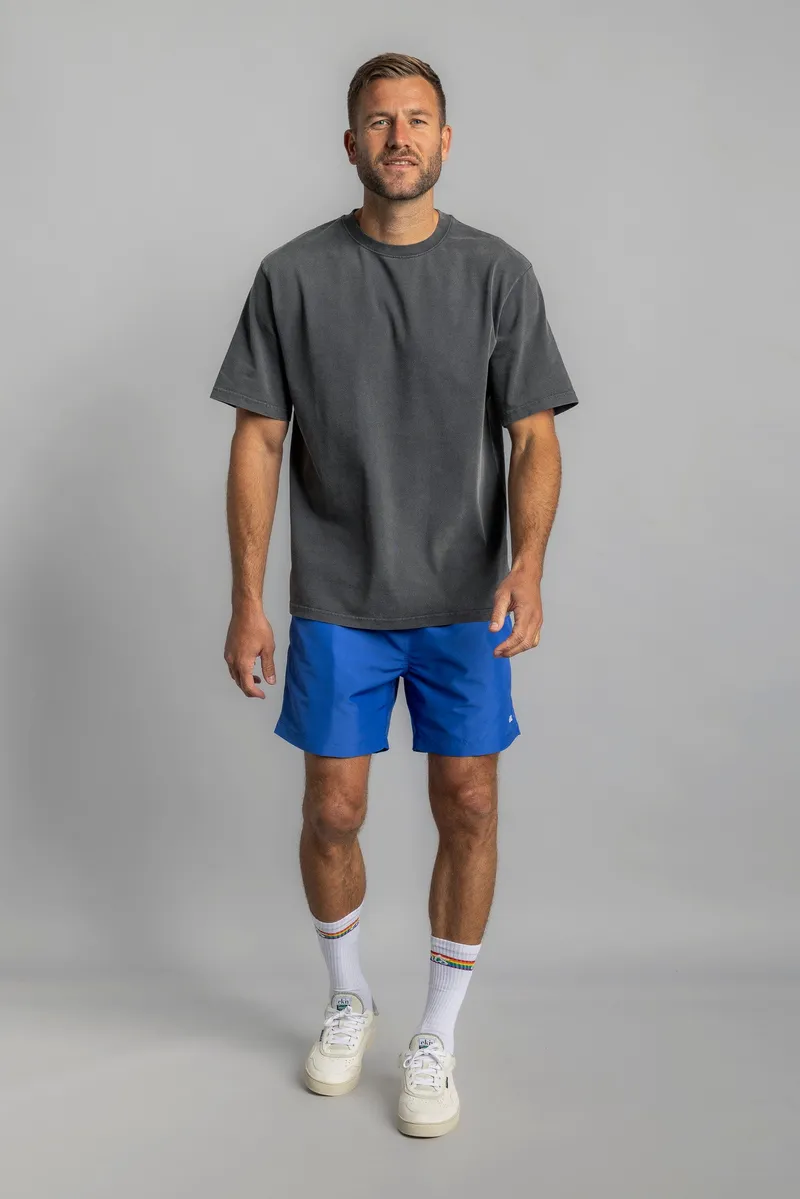 DIRTS DIRTS Herren vegan Badeshorts Ozeanblau, Blau, – Produktbild 1 von 2