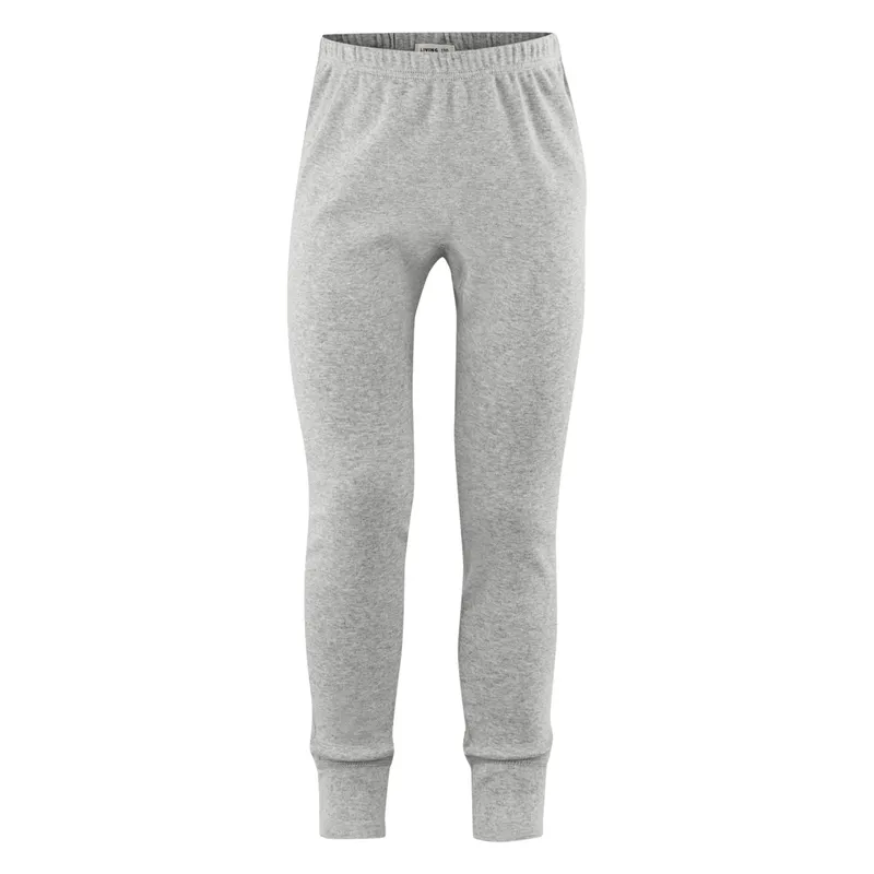 Living Crafts LIVING CRAFTS - Kinder Lange Unterhose - Grau (100% Bio-Baumwolle), Nachhaltige Mode, Bio Bekleidung, Grau, – Produktbild 1 von 1