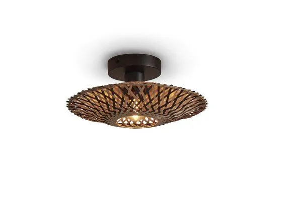 GOOD&MOJO GOOD&MOJO Deckenlampe Kalimantan XS 30cm, Natur, – Produktbild 2 von 4