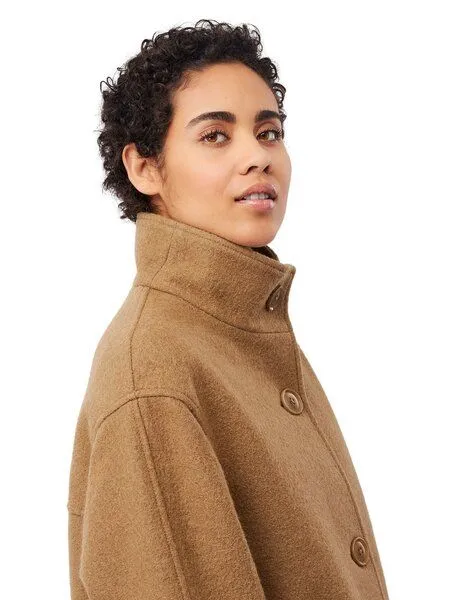LangerChen LangerChen Wollmantel - Coat Pennfield - aus Wolle, Braun (walnut), – Produktbild 3 von 4