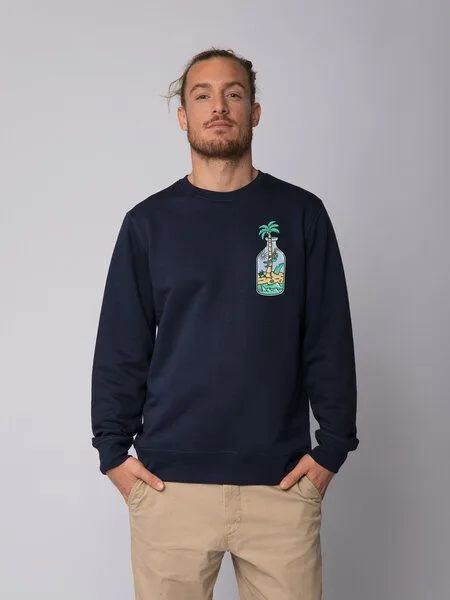 watapparel watapparel Sweatshirt Unisex Holiday in a bottle, French navy, – Produktbild 2 von 3