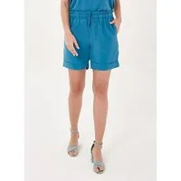 ORGANICATION ORGANICATION Paperbag-Shorts aus TENCEL Lyocell mit Kordelzug, Ocean, – Produktbild 1 von 1