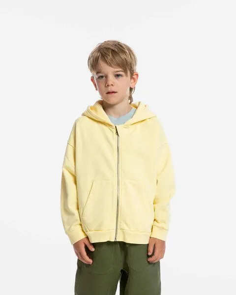MATONA Matona Kapuzen Sweatshirt | Zip Hoodie | aus Bio-Baumwolle | GOTS-zertifiziert, Vanilla, – Produktbild 1 von 4