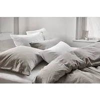 Yumeko Kissenbezug "Yumeko" aus Velvet Flanell, Stone brown, – Produktbild 1 von 1