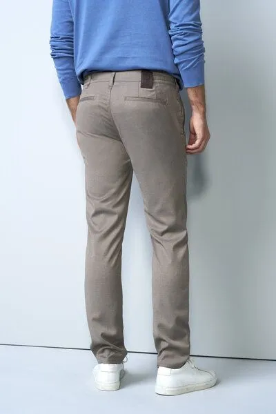M 5 BY MEYER M 5 BY MEYER Chino mit Stretchbund, Beige (stein), – Produktbild 4 von 5