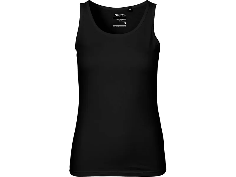 Neutral Neutral Bio-Damen-Tanktop mit Rundhalsausschnitt, schwarz, Gr. L – Produktbild 1 von 1