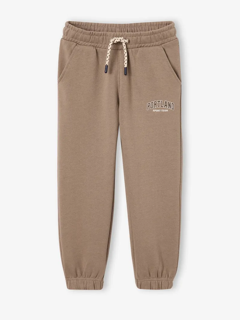 Vertbaudet Vertbaudet Jungen Jogginghose PORTLAND Sport Team mit Dehnbund, Beige, – Produktbild 4 von 4