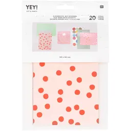Rico Design Rico Design Flachbeutel mit Stickern 120x185mm 20 Stück Mix Neon – Produktbild 1 von 1