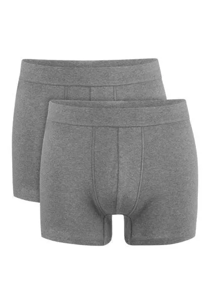 hessnatur hessnatur Pants Regular Cut im 2er-Pack PURE NATURE aus reiner Bio-Baumwolle, Grau, – Produktbild 3 von 6