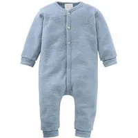 hessnatur hessnatur Schlaf-Overall aus reiner Bio-Merinowolle, Helles jeansblau, – Produktbild 1 von 1