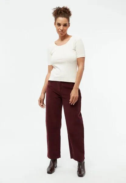 Givn Berlin Givn Berlin Geripptes Shirt GBANAIS aus Bio-Baumwolle, Off white, – Produktbild 3 von 4