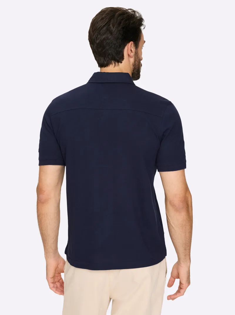 marco donati Kurzarmshirt marine, Marine, – Produktbild 2 von 2