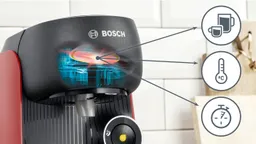 Tassimo Tassimo Kapselmaschine FINESSE friendly TAS163E, intensiverer Kaffee auf Kopfdruck, aus Recyclingmaterial, mehr Intensität per Knopfdruck – Produktbild 1 von 1