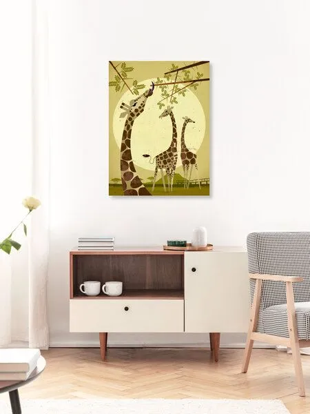 Photocircle Photocircle Poster / Leinwandbild - Giraffen – Produktbild 3 von 4