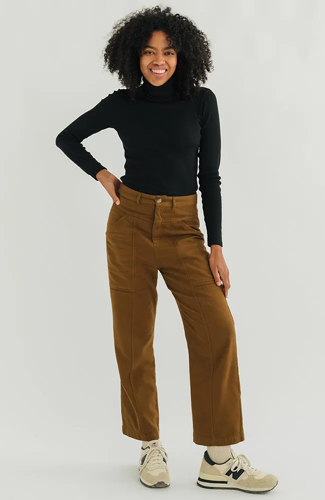 TWOTHIRDS TWOTHIRDS Damen vegan Top Canna Black, Schwarz, – Produktbild 2 von 2