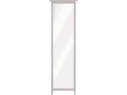 Spiegel-Paneel Garderobe "Solvita", B 58 x T 7,5 x H 200 cm, Kiefer weiß – Produktbild 1 von 1