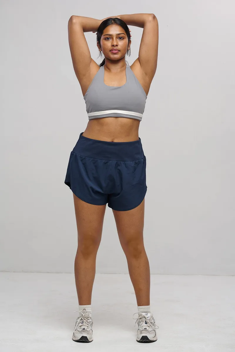 SEAAV SEAAV Damen vegan Shorts Flow Pace Mitternachtsblau, Extra dunkelblau, – Produktbild 2 von 2