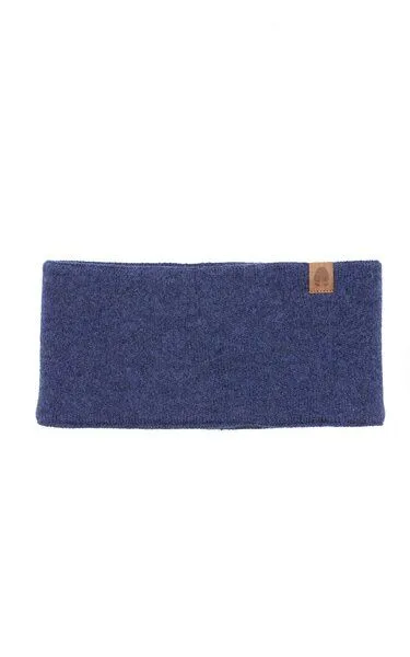 Kopyto Kopyto COYOTE - Plüsch Stirnband aus 100% Merinowolle RWS-zertifiziert Eco, Jeansblau (blau), – Produktbild 4 von 4