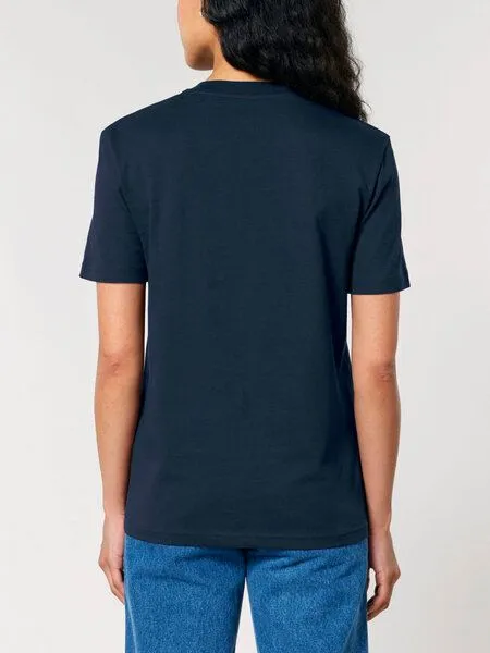 Human Family Human Family Bio Unisex Rundhals T-Shirt "Mountain Silhouette", Navy, – Produktbild 2 von 2