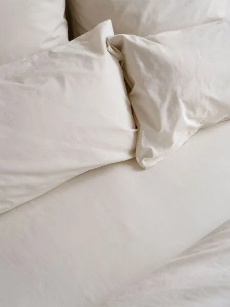erlich textil erlich textil Cotton Select Spannbettlaken aus Bio-Baumwolle, made in Europe, Sand, – Produktbild 3 von 4