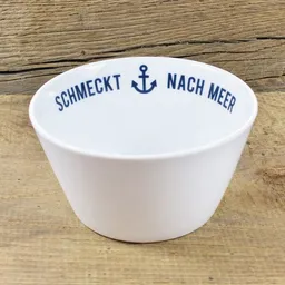 Bow & Hummingbird Bow & Hummingbird Porzellanschale Schmeckt nach Meer – Produktbild 1 von 1