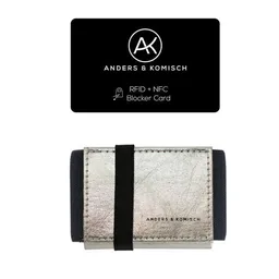 ANDERS & KOMISCH ANDERS & KOMISCH Kleiner Geldbeutel mit RFID- & NFC Schutz Karte – A&K MINI Portemonnaie – Produktbild 1 von 1