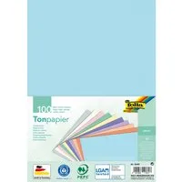 folia folia Tonpapier "Pastell" 130g/m², DIN A4, 100 Blatt – Produktbild 1 von 1