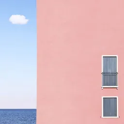 Photocircle Photocircle Poster / Leinwandbild - The House, The Cloud, The Sea – Produktbild 1 von 1