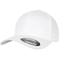 Flexfit Flexfit Organic Cotton Cap Basecap Kappe Mütze Bio-Baumwolle Yupoong 6Panel Full 6277OC, Weiß, – Produktbild 1 von 1