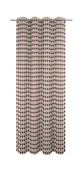 Nature by Adam Nature by Adam Vorhang aus 100% Bio-Baumwolle - Made in Germany - Circles, Orange, – Produktbild 3 von 7