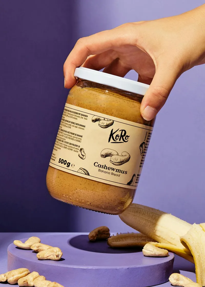 KoRo Bio Cashewmus Banana Bread 6 x 500 g – Produktbild 2 von 7