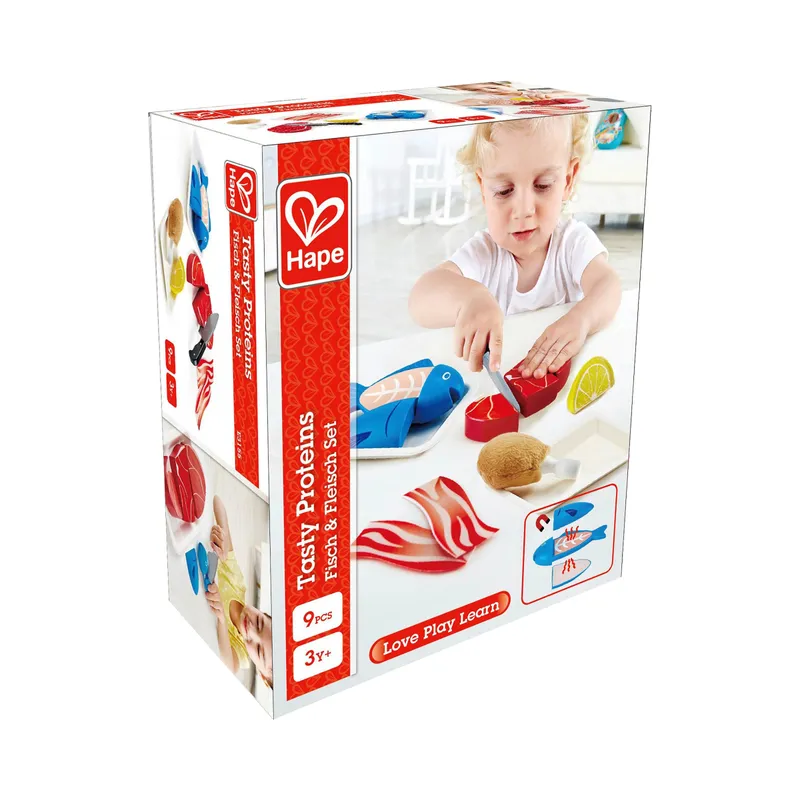 Hape Hape Fisch & Fleisch Set, Mehrfarbig, – Produktbild 3 von 3