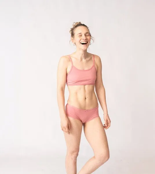Gary Mash GARY MASH 2er-Set Damen Hipsters aus Biobaumwolle, Set mit pünktchen (rosa), – Produktbild 2 von 4