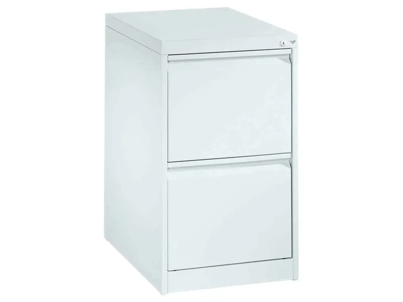 C+P C+P Hängeregistraturschrank einbahnig, 2 Schubladen, reinweiß/reinweiß – Produktbild 1 von 1