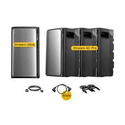 EcoFlow EcoFlow Stream Ultra, All-in-One Speicher für Balkonkraftwerke, by Powerness - Stream Ultra + 3 x Stream AC Pro | 7680Wh / ohne Zubehör / Standardversand – Produktbild 1 von 1