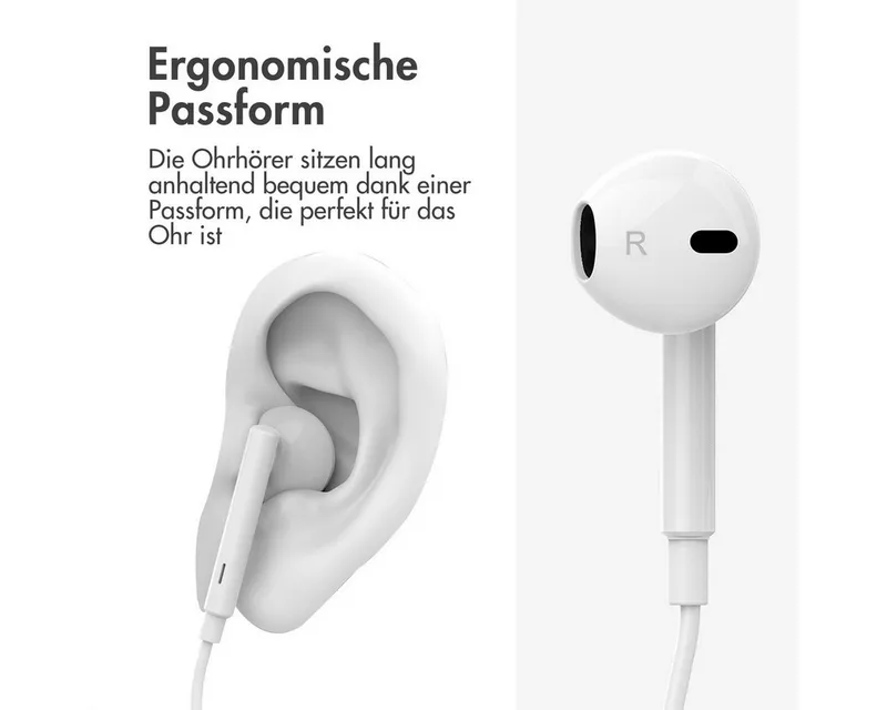 imoshion imoshion Kopfhörer - Kabelgebundene Kopfhörer - USB-C Anschluss - Weiß In-Ear-Kopfhörer, Weiß, – Produktbild 5 von 5