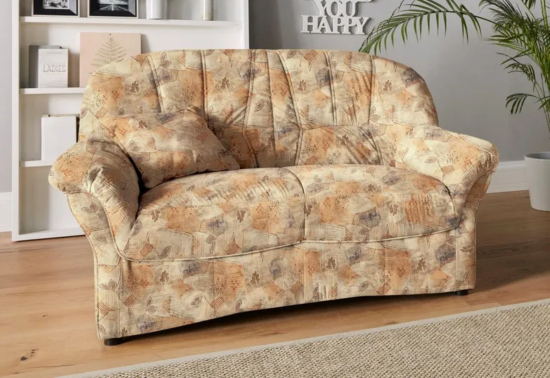 DOMO collection 3-Sitzer Bahia, bequem & komfortabel, zeitloses & elegantes Sofa, Breite 200cm, inklusive Federkern, Beige, – Produktbild 7 von 8