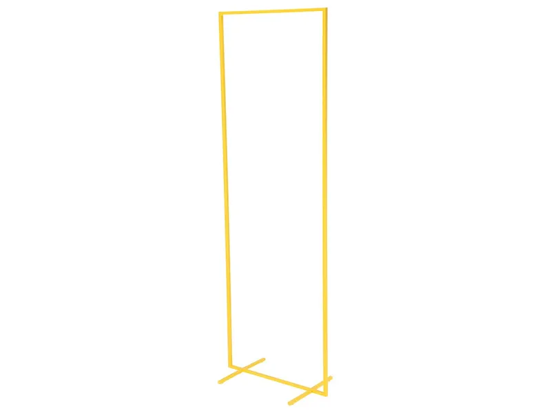 Garderobe 'Jonathan' B 50 x H 150 cm, Stahl pulverbeschichtet, Gelb, – Produktbild 1 von 1