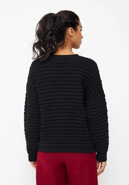 Givn Berlin Givn Berlin Wabenstruktur Pullover Modell: GB-Emily, Black, – Produktbild 3 von 4