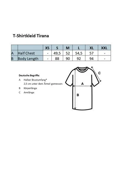 TORLAND TORLAND Damen T-Shirt Kleid TIRANA, Weiß (white), – Produktbild 3 von 3