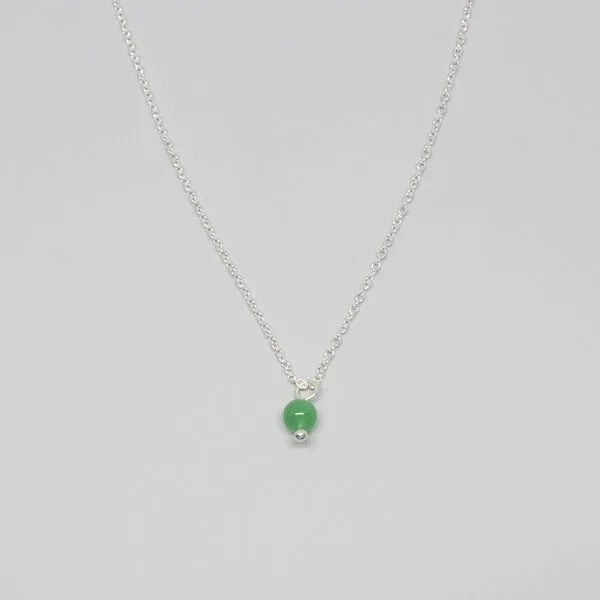 fejn jewelry fejn jewelry Kette gemstone mit Perlenanhänger, Silber, – Produktbild 1 von 8