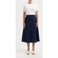 MUD Jeans MUD Jeans Damen Jeans "Mae Panel Skirt - Stone Indigo" – Produktbild 1 von 1