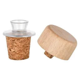 Kork-Deko Kork-Deko Kunststoff-Ausgießer mit Holz-Deckel | schmal | vielseitig verwendbar – Produktbild 1 von 1