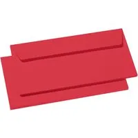 Clairefontaine 20 Clairefontaine Briefumschläge 'Pollen' DL, Haftklebung, o. Fenster, 120 g/m² rot – Produktbild 1 von 1