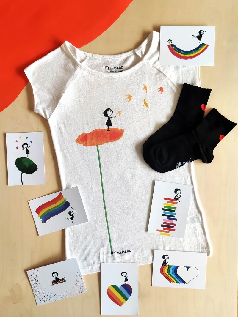 FellHerz Vorteils-Bundle Schwalbenzug white - L / 39-42 – Produktbild 1 von 1