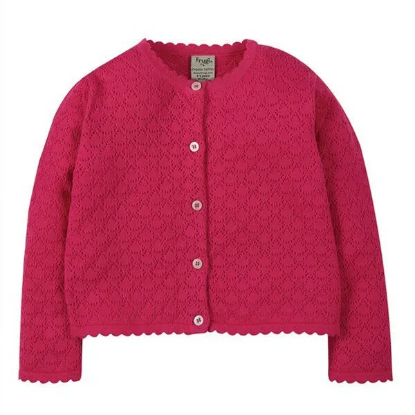Frugi Frugi Strickjacke Pea in pink – Produktbild 1 von 2