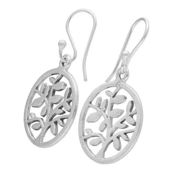 pakilia pakilia Silber Ohrringe Baum fein Fair-Trade und handmade – Produktbild 2 von 4