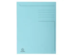 Exacompta 50 Exacompta Aktenmappen "Forever", 3 Klappen, 280 g/m², 245x350 mm für Format Folio, blau – Produktbild 1 von 1