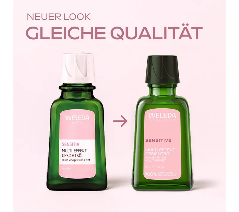 Weleda Weleda Sensitiv Multi-Effekt Gesichtsöl Mandel – Produktbild 5 von 7